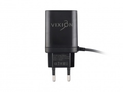 СЗУ VIXION L8 micro USB (2-USB:2.4A) 1.2м (черный)